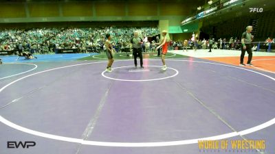 89 lbs Consi Of 16 #2 - Clay Oxnam, New Plymouth vs Mason Morita, Kahuku Wrestling Club
