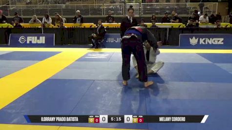 Melany Cordero vs Ilorrany Prado Batista 2025 Pan Jiu Jitsu IBJJF Championship