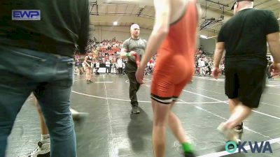 106 lbs Round Of 16 - Marshal Jackson, Skiatook JH Wrestling vs Dustin Johnson, Sperry Wrestling Club