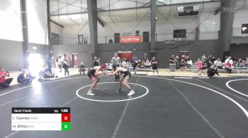 130 lbs Semifinal - Isaac Toomey, Warriors Of Christ vs Hesston Bitton, Mat Rattlers