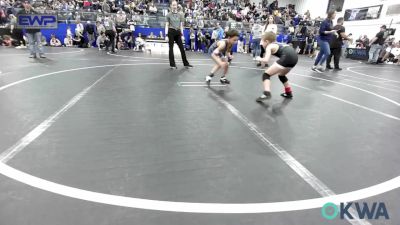 64 lbs Semifinal - Hollis Short, Shelton Wrestling Academy vs Braylen Jones, Newcastle Youth Wrestling