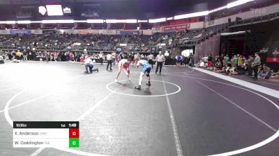 163 lbs Semifinal - Xayvion Anderson, CIWC Team Intensity vs Wesley Coddington, The Community