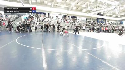 63 lbs Semifinal - Roman Ewell, Uintah Wrestling vs Magnus Trout, Sanderson Wrestling Academy