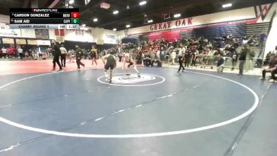 126 lbs Champ. Round 1 - Sam Aid, Capistrano Valley vs Carson Gonzalez, Murrieta Valley