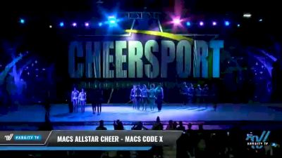 Macs Allstar Cheer - MACS CODE X [2021 L6 Senior Coed - XSmall Day 2] 2021 CHEERSPORT National Cheerleading Championship