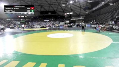 Girls 3A 105 lbs Cons. Round 5 - Isabelle Goedl, Sedro-Woolley (Girls) vs Lucy Villa, Evergreen (Vancouver) (Girls)