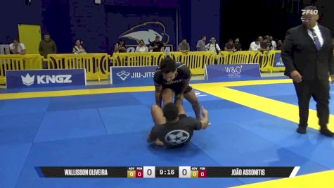 João Assonitis vs Wallisson Oliveira 2025 Pan IBJJF Jiu-Jitsu No-Gi Championship