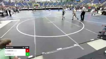 73 lbs Semifinal - Tyson Coleman, Colorado Outlaws vs Ayden Ortiz, Bear Cave WC