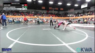 140 lbs Semifinal - Jack Lusk, Darko Valley Wolf Pack vs Shipley Simmons, Shelton Wrestling Academy