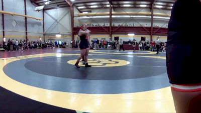 170 lbs Cons. Round 3 - Maddie Turner, Norwood HS vs Trinity Douglas, Orange County HS