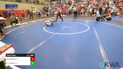 61 lbs Semifinal - Andrew Johnson, Pitbull Wrestling Academy vs Everett Luxton, Bartlesville Wrestling Club