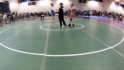 110 lbs Cons. Semi - Kaylee Campbell, Unaffiliated vs Samantha Gray, Legend Wrestling Club