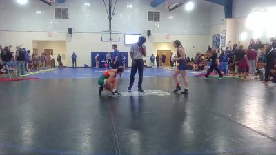 Girls 120 lbs Quarterfinal - Addysin Mollendor, Ocean Springs Women vs Shyanne Landry, West Harrison High School