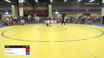 119 lbs Consi Of 8 #1 - Brooklyn Perez, Thorobred Wrestling Club vs Kristen DeLaRosa, Team Tulsa Wrestling Club