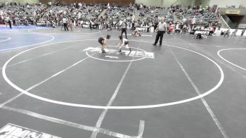 54 lbs Quarterfinal - Wyatt Balla, Sierra Sabers vs Suliman Abdullah, Alpha Dawg