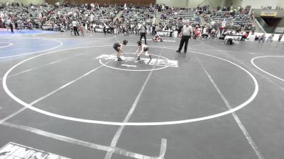 54 lbs Quarterfinal - Wyatt Balla, Sierra Sabers vs Suliman Abdullah, Alpha Dawg
