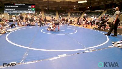 90 lbs Rr Rnd 1 - Jaxon Huffman, Team Tulsa NDT vs Liam Garcia, MOJO Mulisha 9U