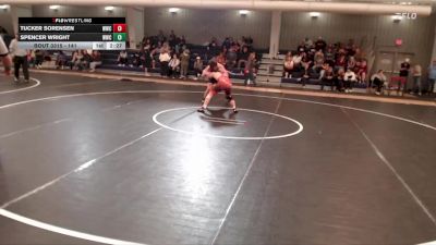141 lbs Cons. Round 2 - Tucker Sorensen, Western Wyoming College vs Spencer Wright, Western Wyoming College