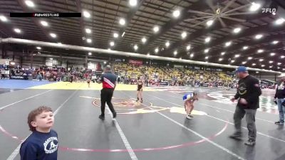 100 lbs Round 4 - Quinn Goodvin, Sheridan Wrestling Club vs Brilee Bishop, Team Champs