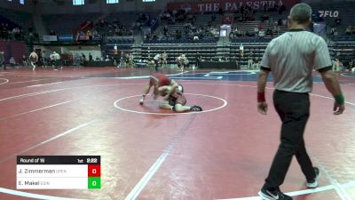 197 lbs Round Of 16 - Jackson Zimmerman, Univ Of Pennsylvania vs Eli Makel, Edinboro