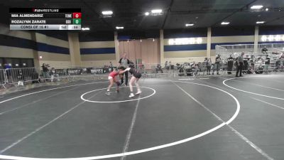 101 lbs Consi Of 16 #1 - Mia Almendariz, Temecula Valley HS vs Rozalynn Zarate, Oso Way WC