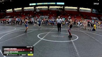 88 lbs Quarterfinal - Jaxsen DeAnda, Eastwood Eagles Wrestling Club vs Chase Spaulding, Shamrock