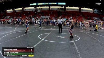 88 lbs Quarterfinal - Jaxsen DeAnda, Eastwood Eagles Wrestling Club vs Chase Spaulding, Shamrock