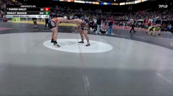 215 lbs Champ. Round 1 - Porter Higley, Buhl vs Wesley Graham, Burns