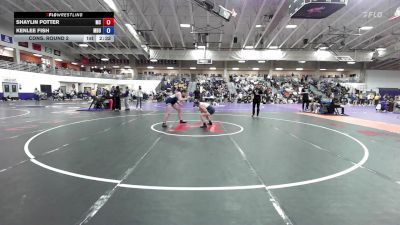 180 lbs Cons. Round 2 - Kenlee Fish, Missouri Baptist University vs Shaylin Potter, Montreat