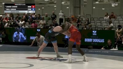 74 kg Quarters - James Green, NEBWTC/ Titan Mercury Wrestling Club vs Will Lewan, CKWC/ Titan Mercury Wrestling Club