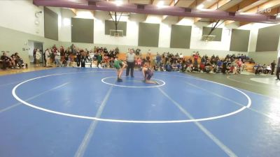 Boys 128 lbs Champ. Round 1 - Trysten Hueckstaedt, Modoc Boys vs Brice Bearchum, Red Bluff Boys