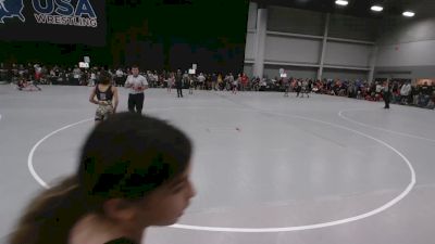 80 lbs Cons. Sub-quarters - Sadie Yang-Elson, Summit Wrestling Academy vs Leah Valdez, Mission Wrestling Club