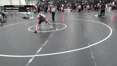 132 lbs Cons. Round 2 - Mylus Robison, Plattsmouth vs Emmett Palmer, Broken Bow Wrestling Club
