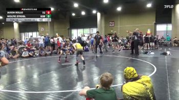 80 lbs Round 5 (6 Team) - Jaxon Rollo, Florida Scorpions vs Wolfie Strobl, NC National Team White