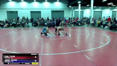 165 lbs Round 2 (8 Team) - Cael Tyler, Michigan vs Abdel Gaona, Arkansas