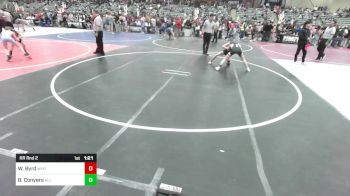 88 lbs Rr Rnd 2 - Wyatt Byrd, Wyoming Underground vs Braxton Conyers, All In Wr Acd