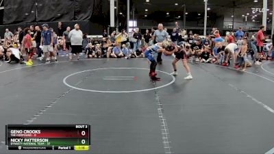 76 lbs Placement (4 Team) - Nicky Patterson, Dynasty National Team vs Geno Crooks, The Compound