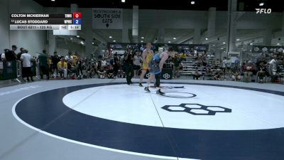 125 kg Champ. Rd Of 32 - Colton McKiernan, Tiger Den Wrestling Club vs Lucas Stoddard, West Point Wrestling Club