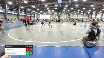 100 lbs Rr Rnd 2 - Jackson Wells, 84 Athletes vs Dimitri Katsigiannis, Validus Wrestling Club