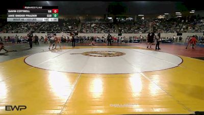 133 lbs Round Of 64 - Gavin Cottrell, Yukon vs Jake Snider Frazier, Claremore Wrestling Club