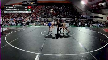 6A 138 lbs Quarterfinal - Jacob Vincent, Highland vs Dominic Prangley, Coeur D Alene