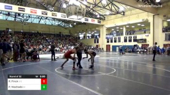 132 lbs Prelims - Riley Finck, St. Christopher's School vs Preston Machado, Delaware Valley