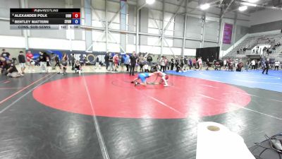 120 lbs Semis - Alexander Polk, UP Outlaw WC vs Bentley Mattern, Scrap Yard Garage Wrestling