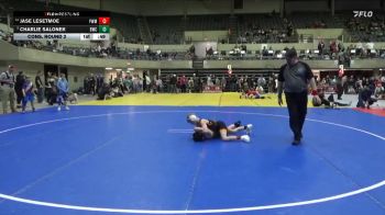 90 lbs Cons. Round 2 - Jase Lesetmoe, Pursuit Wrestling Minnesota vs Charlie Salonek, Bison Wrestling Club