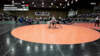 113 lbs Champ. Round 2 - Braedyn Lingo, Kearney vs Andrew Peterson, Washburn Rural