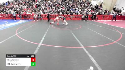 126 lbs Round Of 32 - Rob Lewis, Silver Lake vs Miles Darling, Essex Tech/Masco Co-Op