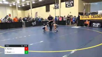 70 lbs Prelims - Calvin Kocher, Mt. Lebanon vs Tanner Stuart, Warren