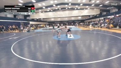 133 lbs Cons. Round 5 - Vincent Gioffree, Franklin And Marshall vs Lucas Torre, New Jersey City University