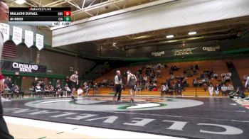 184 lbs JR Reed, Cleveland State vs Malachi DuVall, George Mason