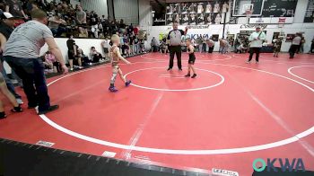 52 lbs Semifinal - Kannon Pollard, Grove Takedown Club vs Hudson Vanover, Salina Wrestling Club